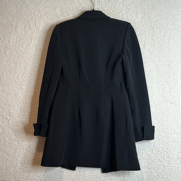 Toccin Valerie Womens Black Long Sleeve Button Down Dress Size 4 - Picture 6 of 10